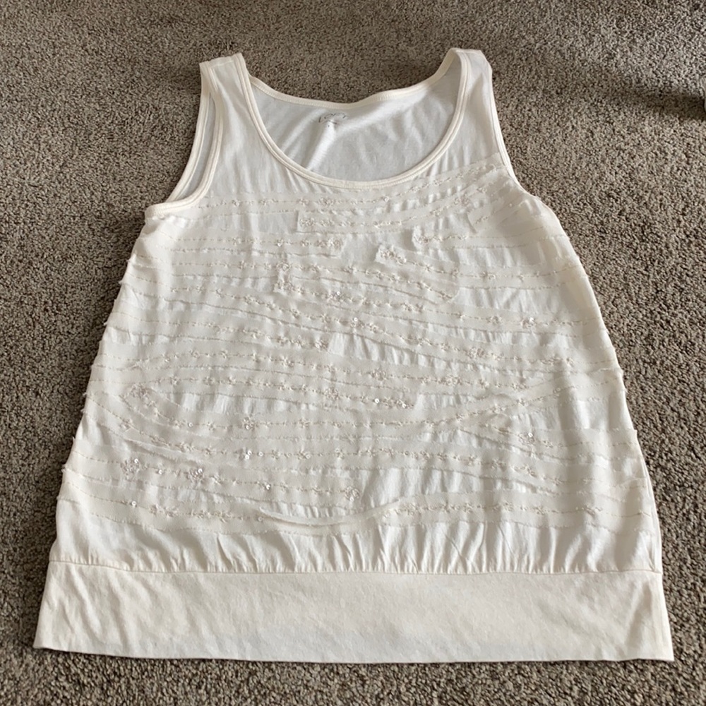 Sequined tank